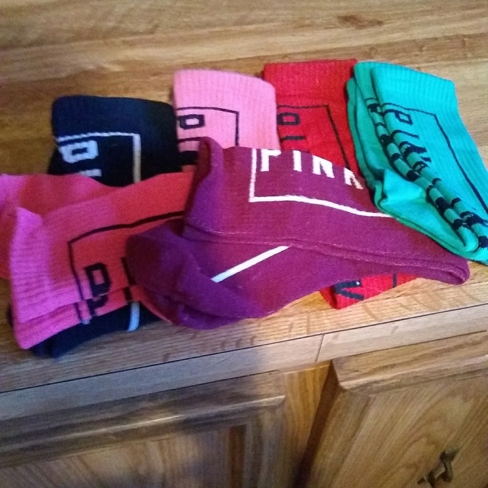 6 pair Pink socks